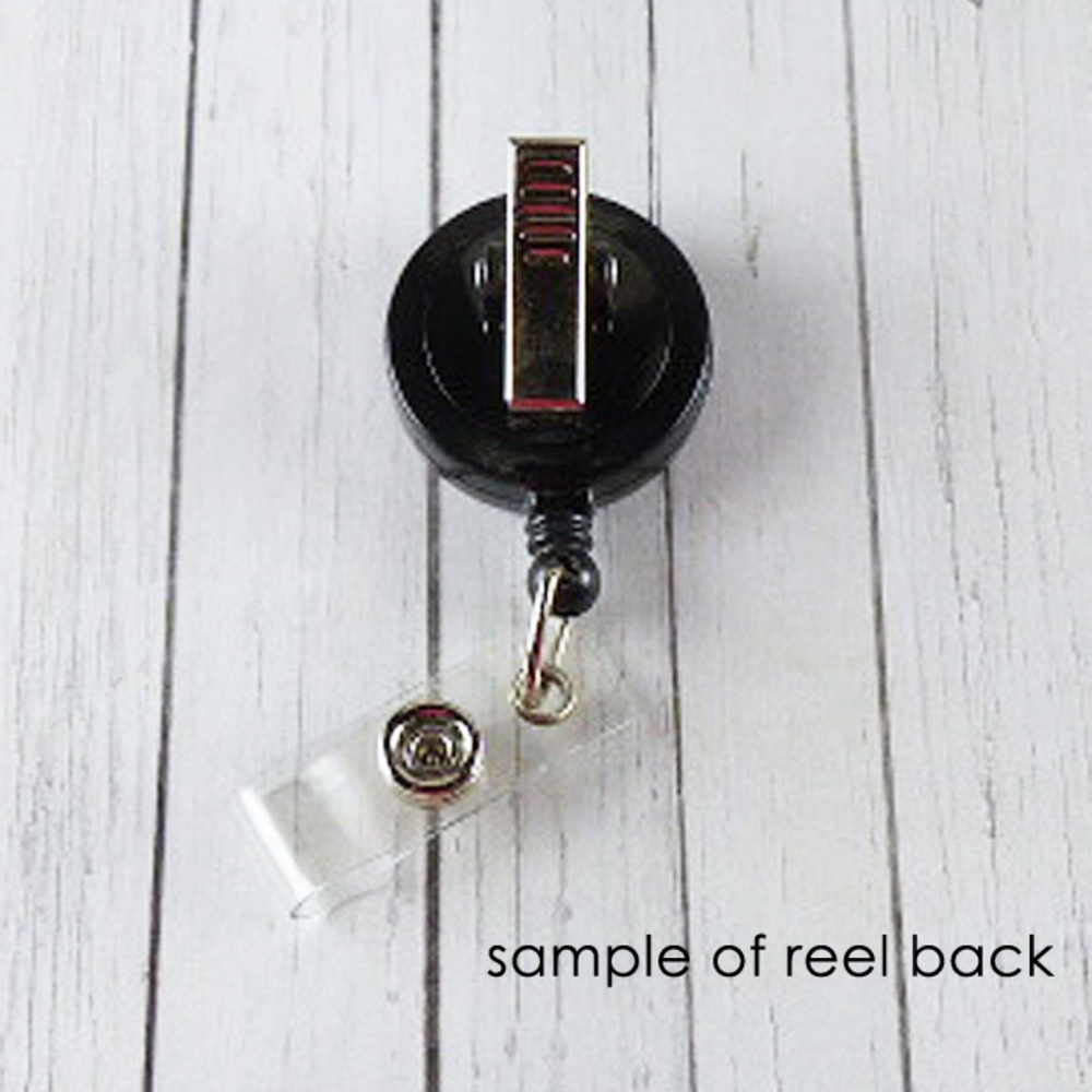 Hot Cocoa Felt Badge Reel - Picture 2 of 2